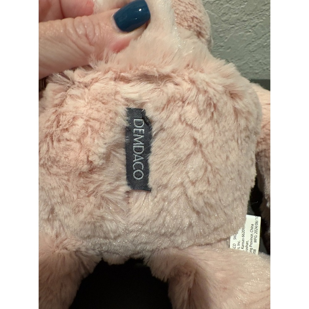 NWT DEMDACO "My First Teddy Bear" Pink 16" Plush Stuffed Animal Baby Shower Gift - Picture 8 of 11